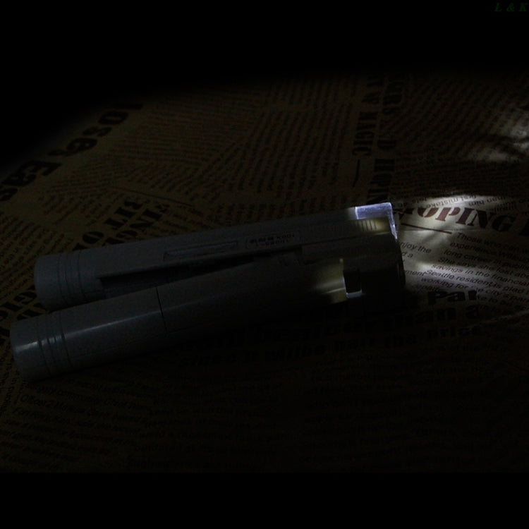 10085-1 100倍雙管顯微鏡 帶LED燈鑒定放大鏡