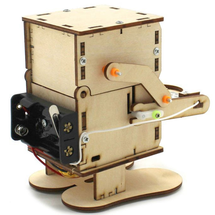 吃硬幣機器人2號手工DIY科技小製作兒童科學實驗玩具吞硬幣發明機