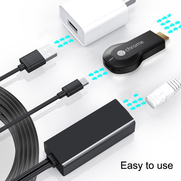 RJ45 Micro USB轉百兆網卡轉換器穩定觀看視頻