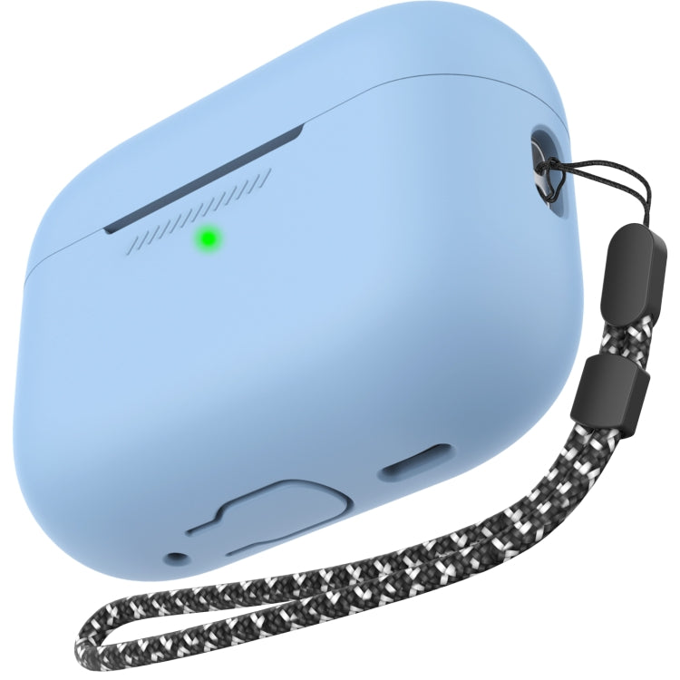 適用於AirPods Pro 2 AhaStyle PT187 硅膠連體保護殼防丟帶掛繩殼