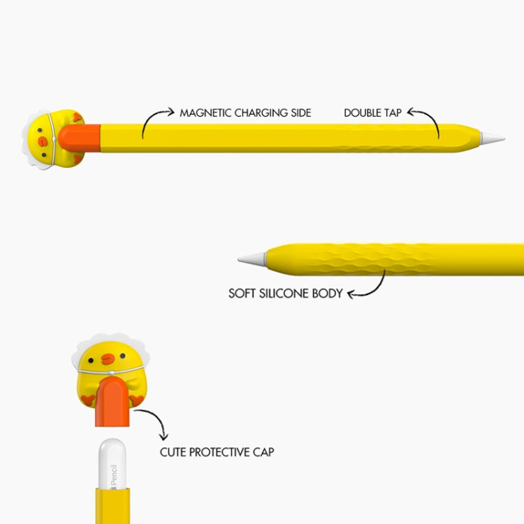 適用於Apple Pencil 2 AhaStyle PT-LC129 筆套 卡通硅膠保護套