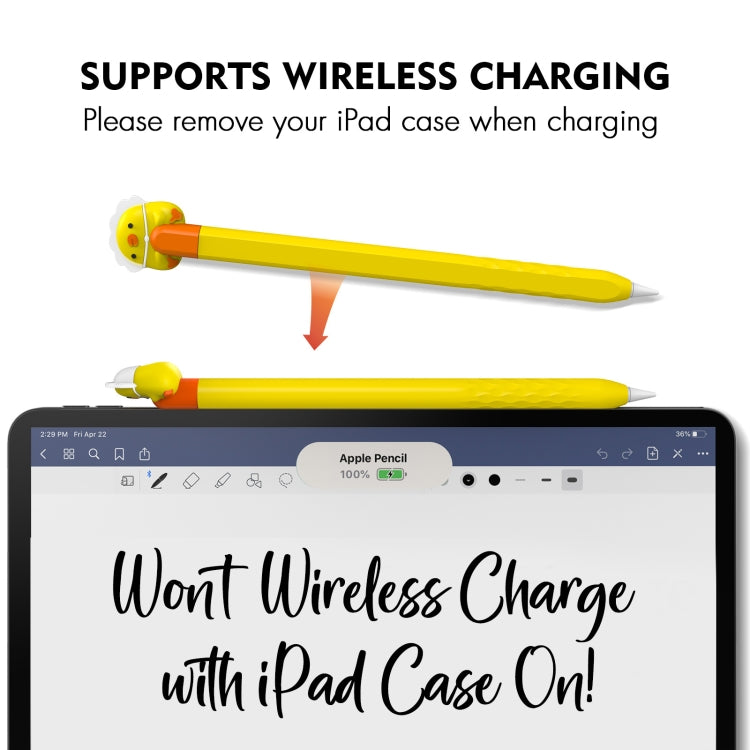 適用於Apple Pencil 2 AhaStyle PT-LC129 筆套 卡通硅膠保護套