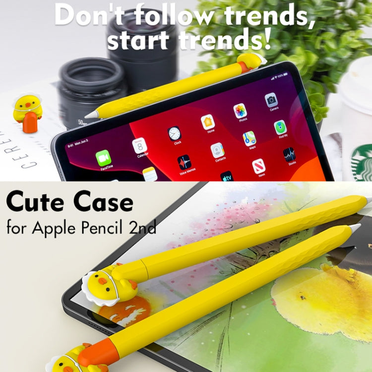 適用於Apple Pencil 2 AhaStyle PT-LC129 筆套 卡通硅膠保護套