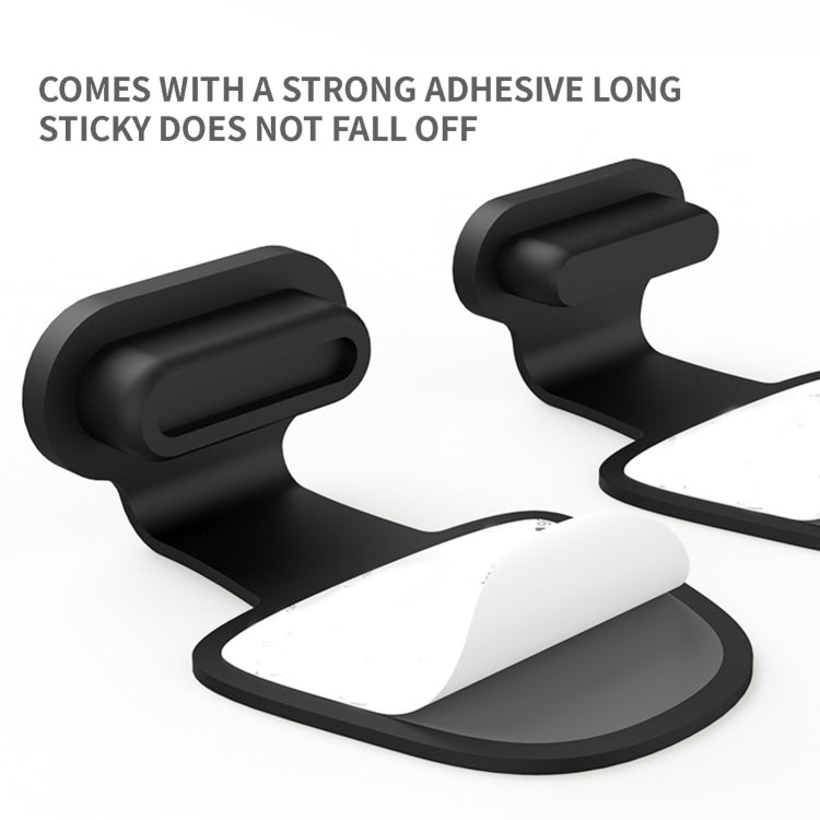 10個賣 背黏貼式手機充電口防塵塞電源塞