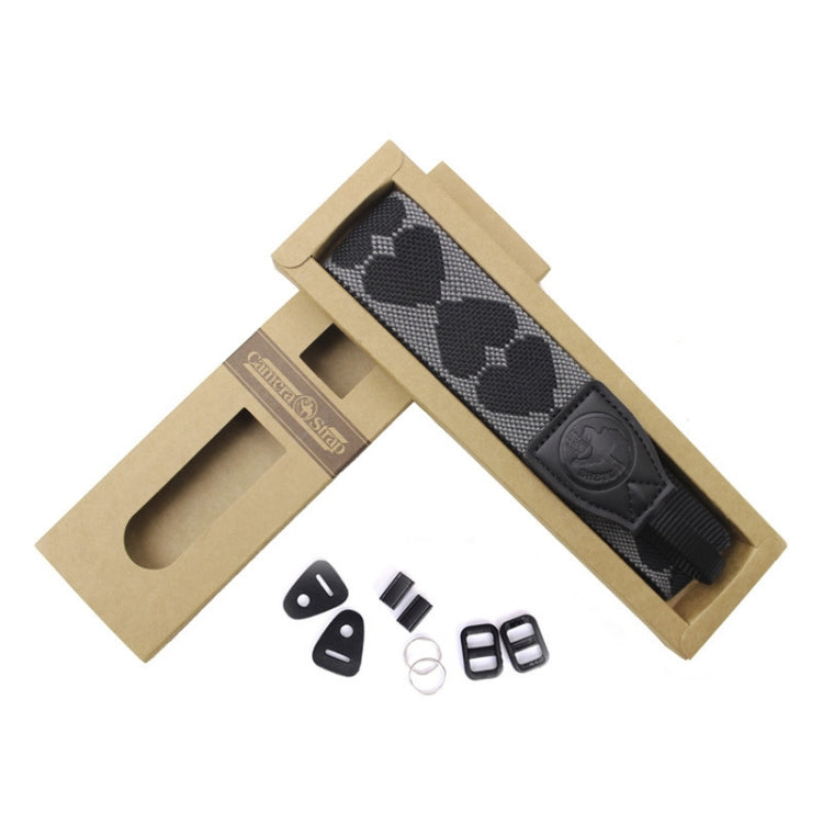 刺繡愛心圖案單反相機背帶 微單相機愛心掛繩