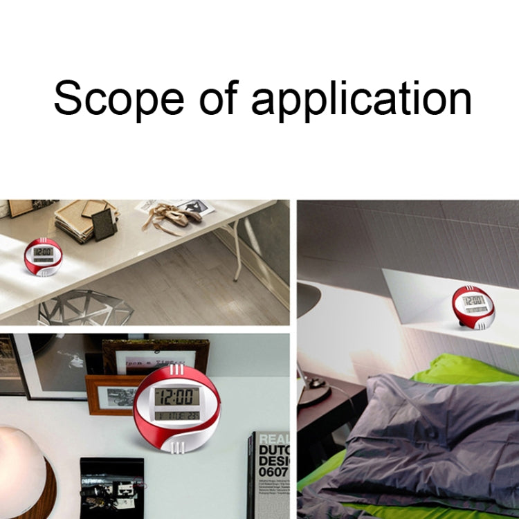 3885N現代靜音電子鐘 液晶显示大字鍾