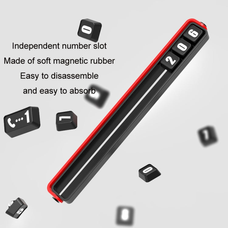 鋁合金臨時停車號碼牌 車內裝飾