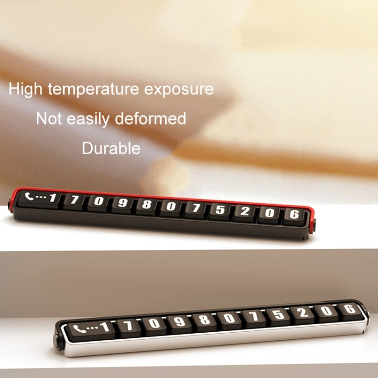 鋁合金臨時停車號碼牌 車內裝飾