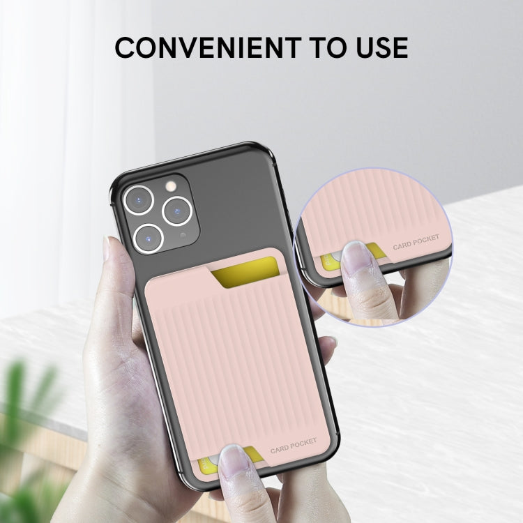 AhaStyle PT169 手機硅膠背貼卡套 公交卡銀行卡便捷收納包, PT169 (Pink), PT169 (Black), PT169 (Green), PT169 (Purple)