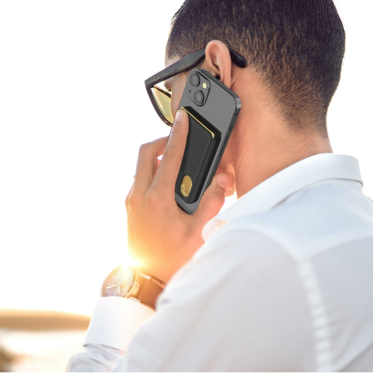 AhaStyle PT133-B 磁吸豎紋硅膠收納卡包, PT133-B(Pink), PT133-B(Black), PT133-B(Grey), PT133-B(Midnight Blue), PT133-B(Purple)