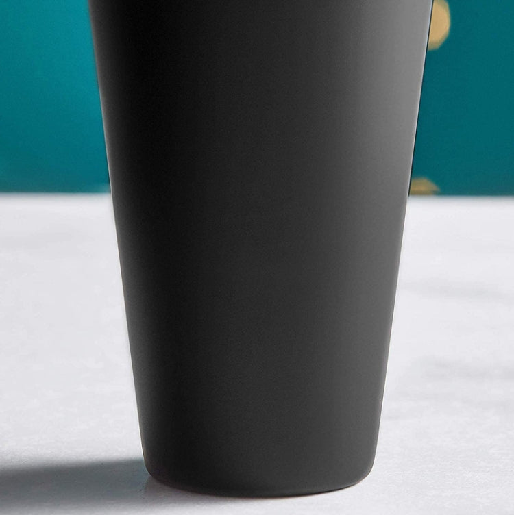 8件套啞光黑不銹鋼調酒器套裝法式雞尾酒工具