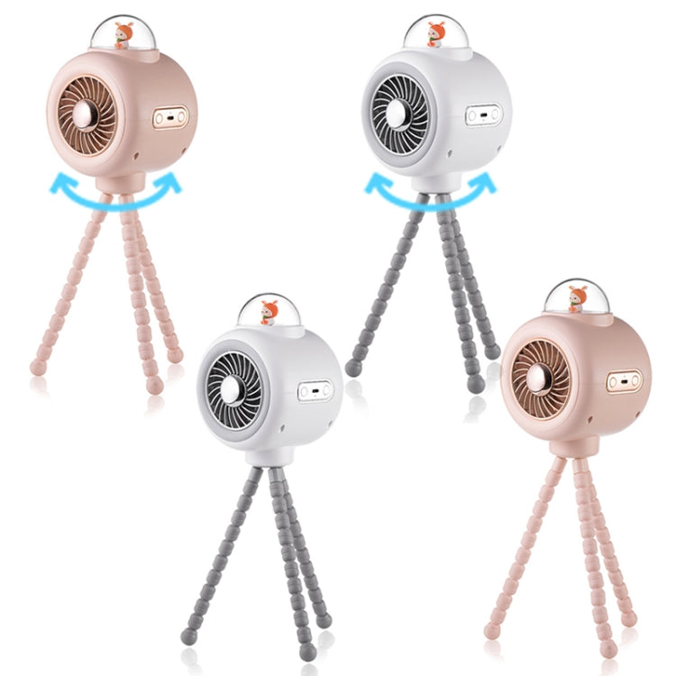 嬰兒車風扇家用靜音戶外降溫便攜兔子八爪魚扇