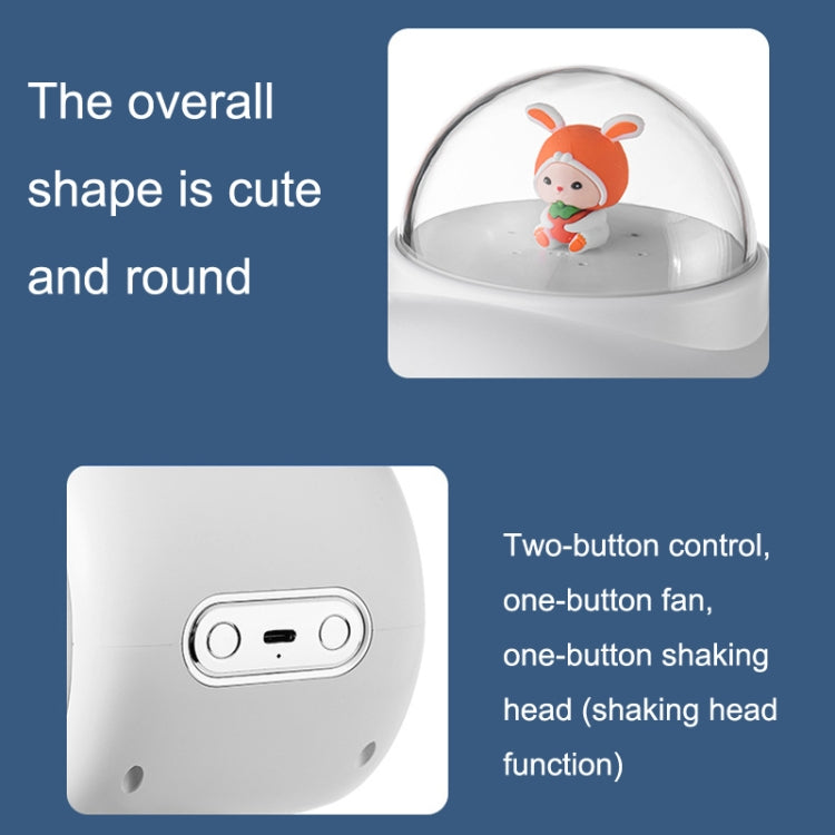 嬰兒車風扇家用靜音戶外降溫便攜兔子八爪魚扇