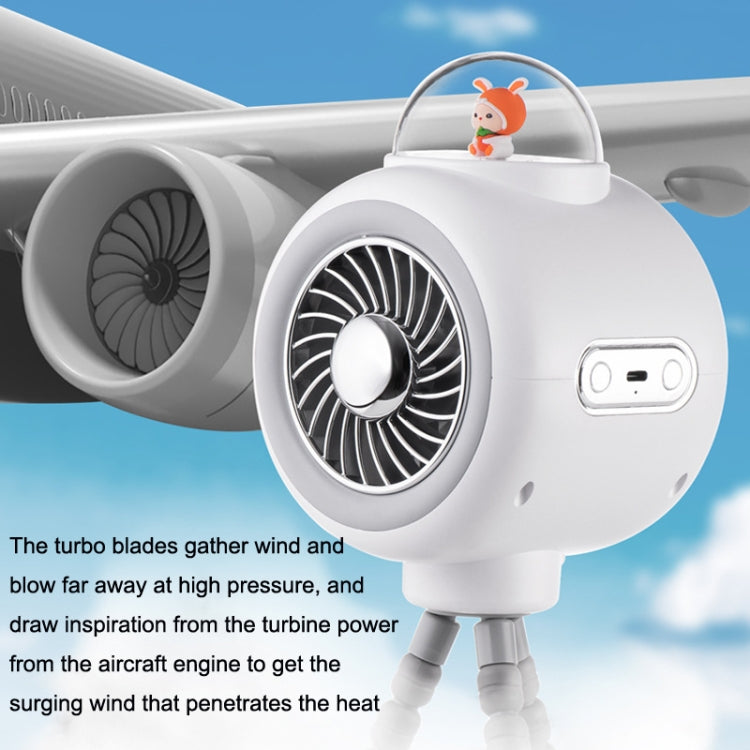 嬰兒車風扇家用靜音戶外降溫便攜兔子八爪魚扇