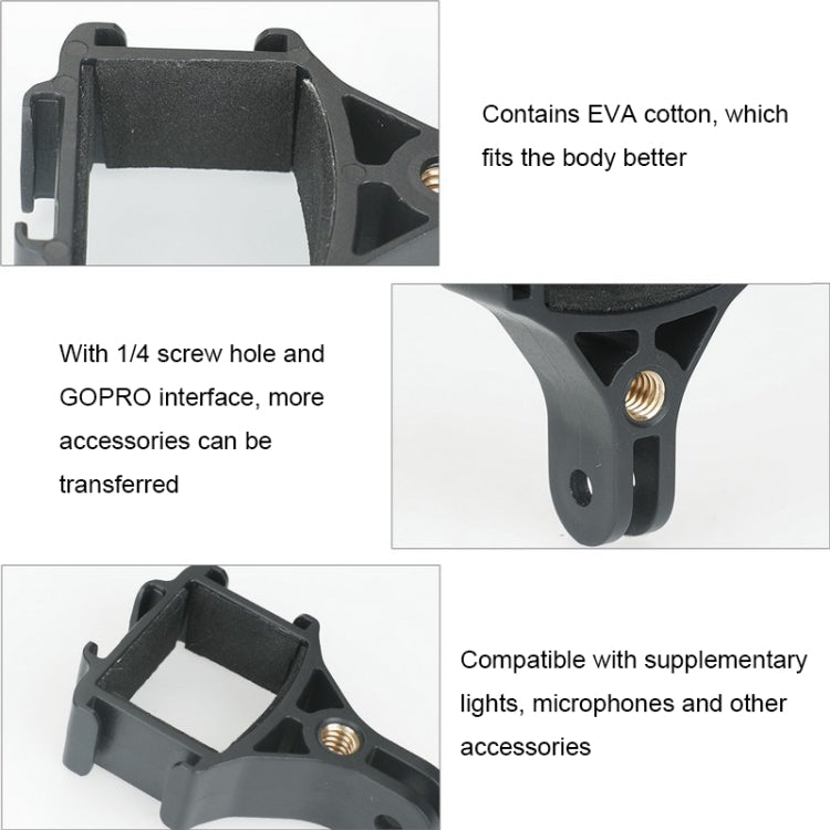 RCSTQ 適用於 DJI Pocket 2 拓展轉接支架 相機固定連接配件