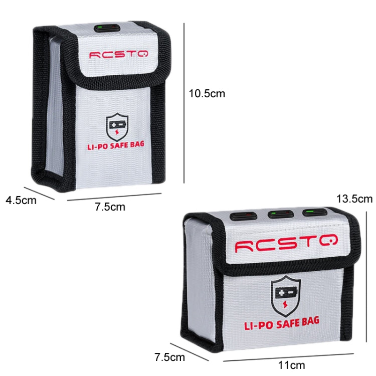 適用於DJI FPV/Avata/Mini3 Pro RCSTQ 電池防爆袋，容量：