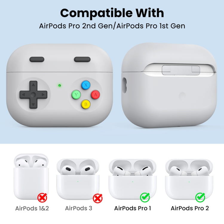 適用於AirPods Pro 2 AhaStyle DD04 分體硅膠卡通耳機保護套