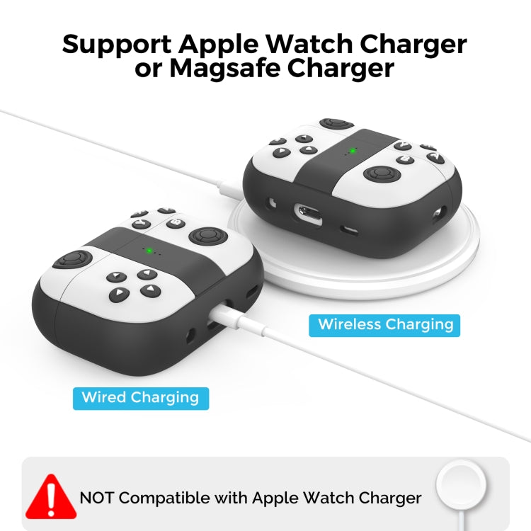 適用於AirPods Pro 2 AhaStyle PT-JY08分體硅膠卡通耳機保護套
