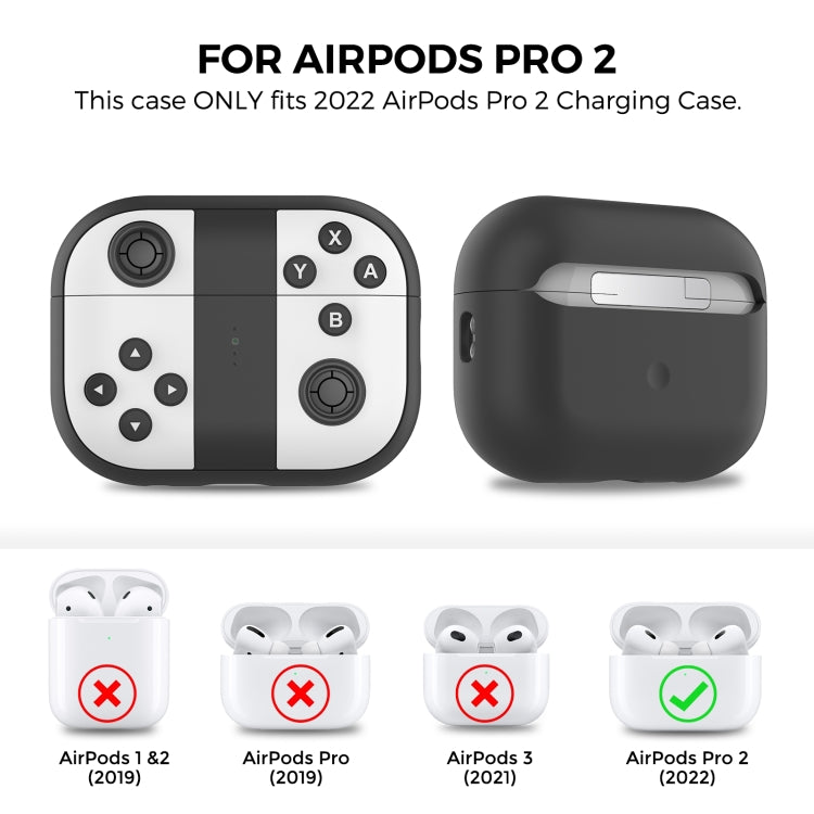 適用於AirPods Pro 2 AhaStyle PT-JY08分體硅膠卡通耳機保護套
