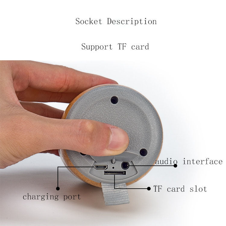 BT811 迷你木質無線藍牙音箱 支持TF卡&3.5mm AUX