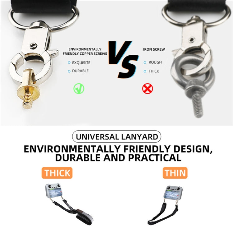 適用於DJI大疆Mini 3 Pro RC帶屏遙控器 RCSTQ掛繩無人機配件