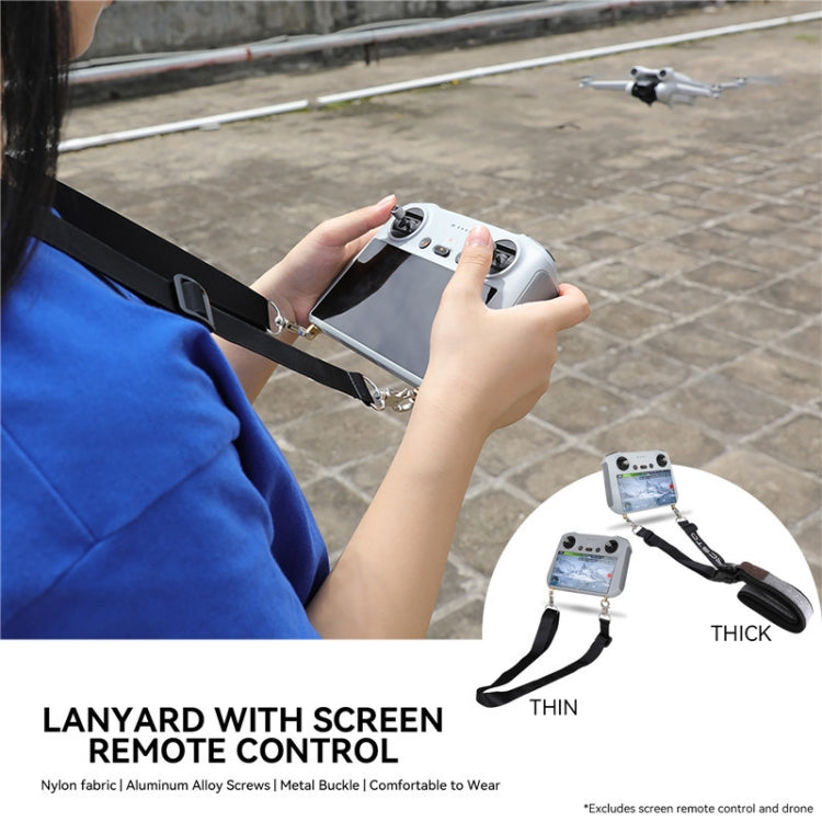 適用於DJI大疆Mini 3 Pro RC帶屏遙控器 RCSTQ掛繩無人機配件