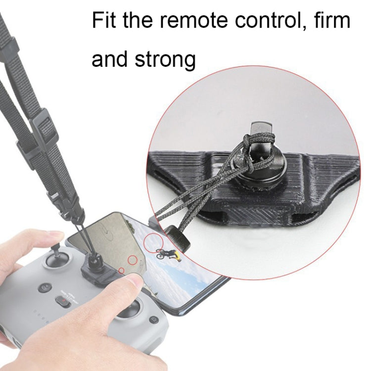 RCSTQ 適用於 大疆 Mavic Air 2 遙控器可調節快拆掛繩帶夾扣 無人機遙控器配件