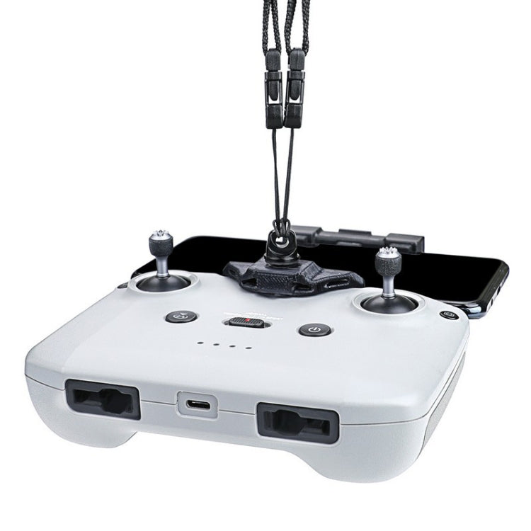 RCSTQ 適用於 大疆 Mavic Air 2 遙控器可調節快拆掛繩帶夾扣 無人機遙控器配件