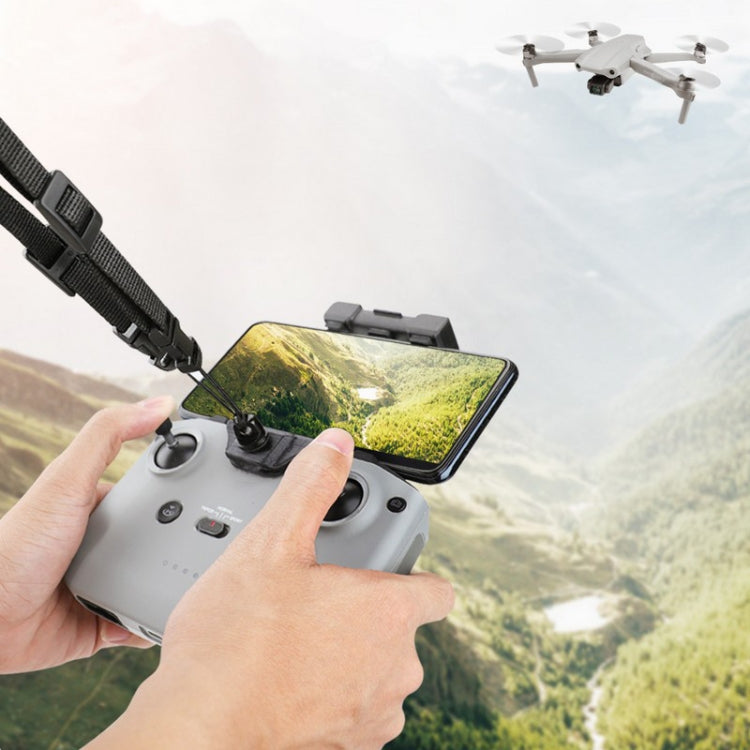 RCSTQ 適用於 大疆 Mavic Air 2 遙控器可調節快拆掛繩帶夾扣 無人機遙控器配件