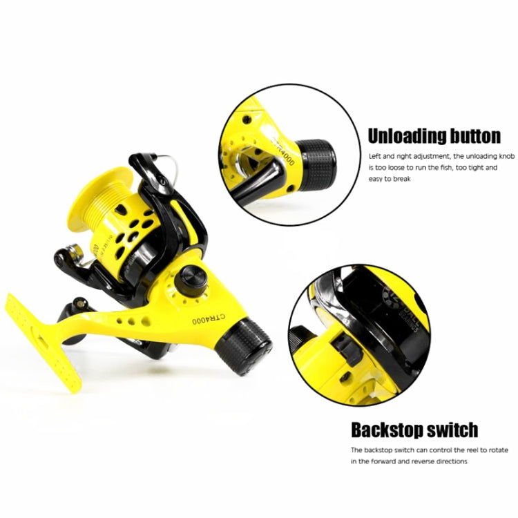 拋竿紡車塑料頭魚線輪