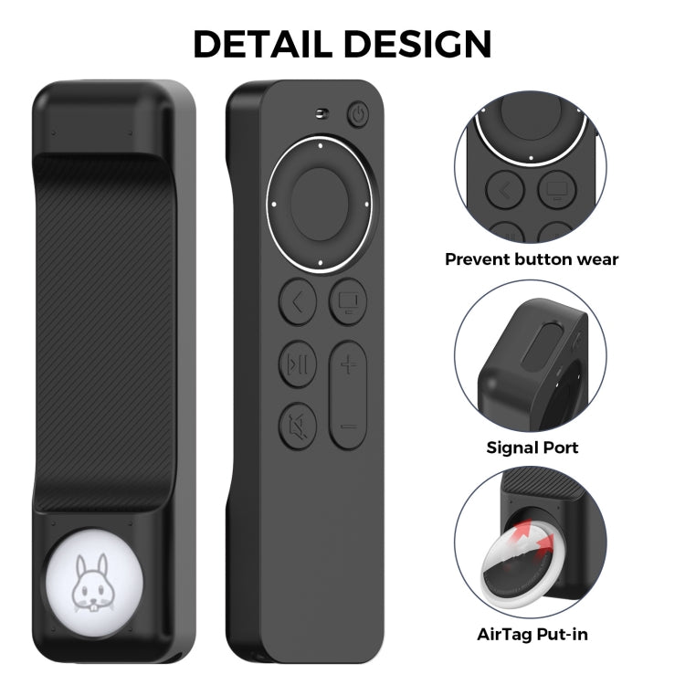 適用於Apple TV Siri Remote 2/3 AhaStyle PT165 遙控器硅膠保護套
