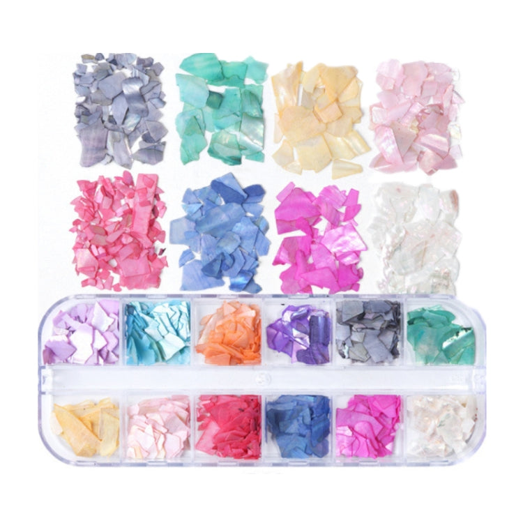 幻彩薄片雲母片貝殼美甲亮片