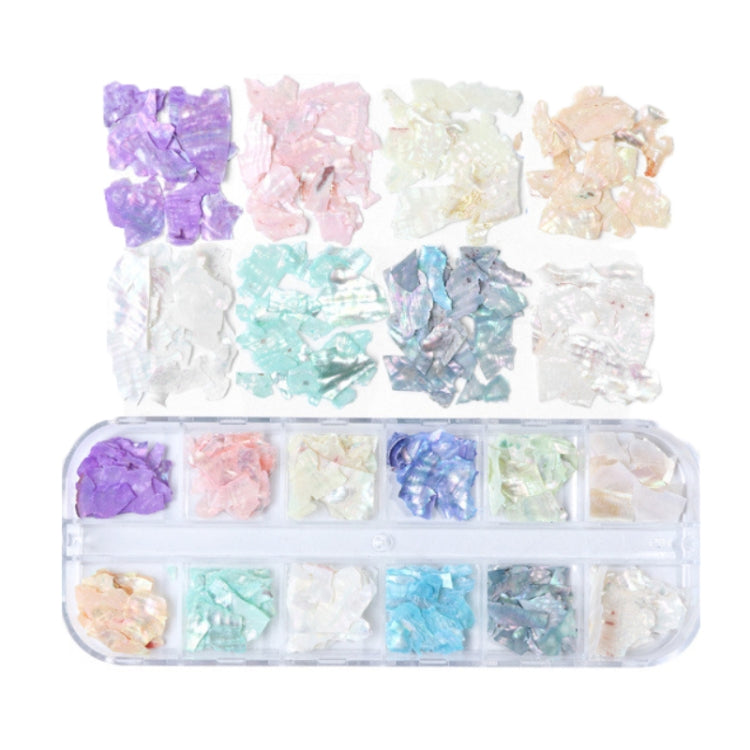 幻彩薄片雲母片貝殼美甲亮片