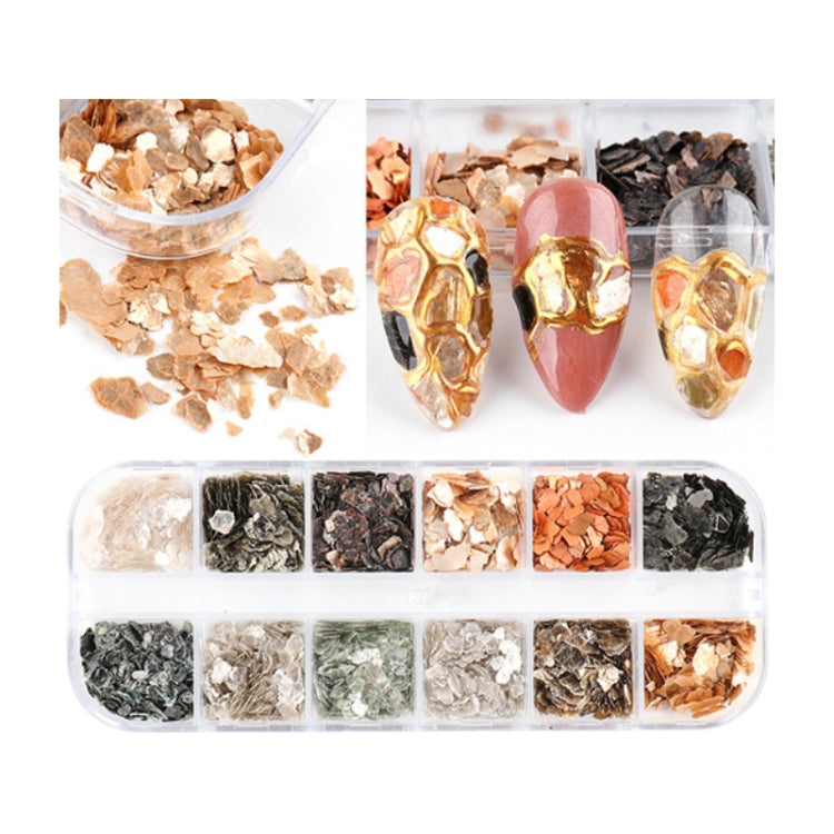 幻彩薄片雲母片貝殼美甲亮片