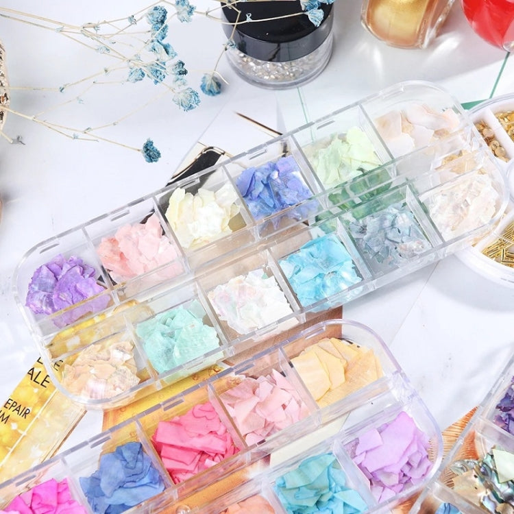 幻彩薄片雲母片貝殼美甲亮片