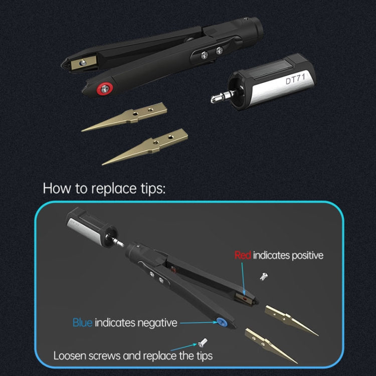 MINIWARE DT71測量数字鑷子 信號發生器萬用表, DT71