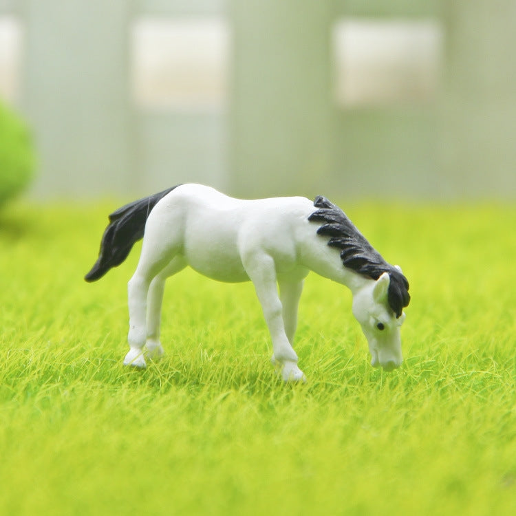小馬手辦DIY微景觀造景公仔桌面裝飾擺件