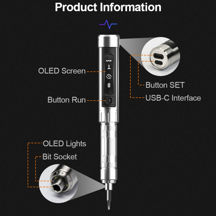 MINIWARE ES15 電動螺絲刀維修工具拆機螺絲批