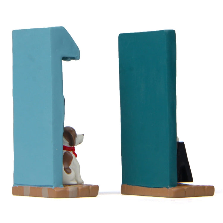 小狗廣告牌微景觀造景公仔商店小花桌面擺件, Store Puppy, Flower Puppy