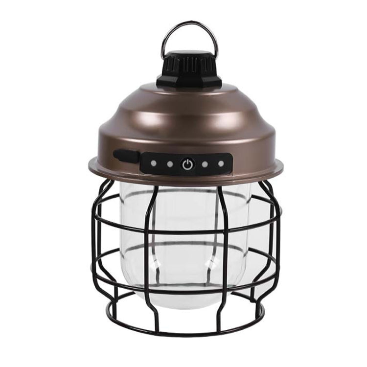 戶外野營便攜馬燈 帶登山扣, Copper, Black, Wood Grain