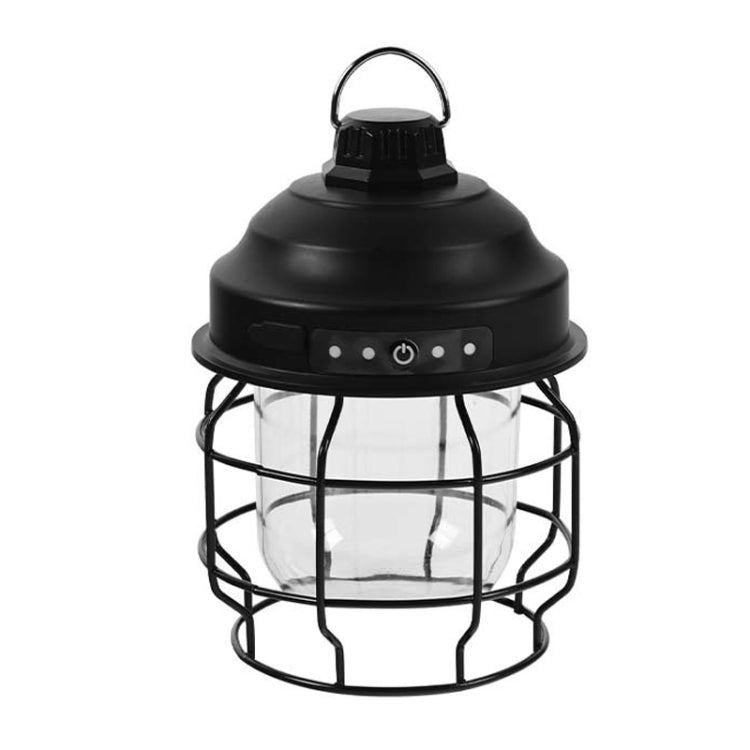 戶外野營便攜馬燈 帶登山扣, Copper, Black, Wood Grain