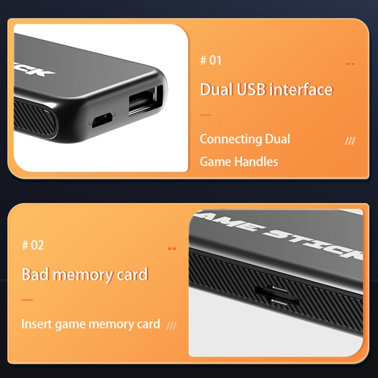 M8 Pro Y3Lite U8 Plus 適用於PS1 2.4G無線HDMI高清4K雙人遊戲機