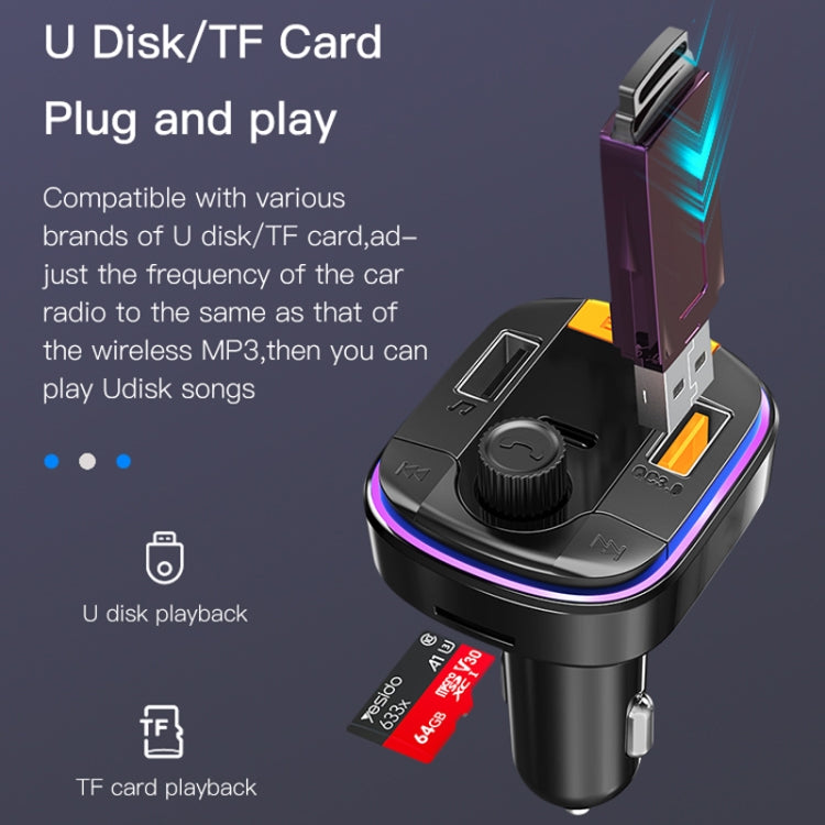 易豆 Y45 車載PD充電器 點煙器QC車充 USB藍牙數顯FM調頻