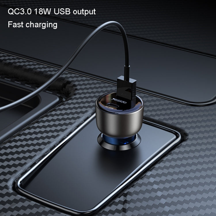易豆 Y52 48W雙通道快充 鋅合金QC3.0車充