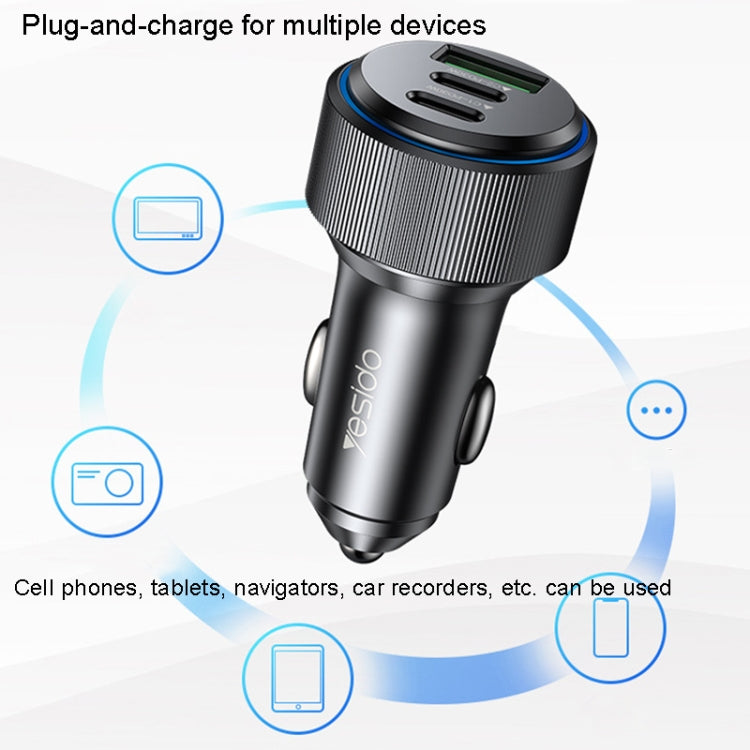 易豆 Y50 汽車USB3.0快充 30W鋁合金PD快充