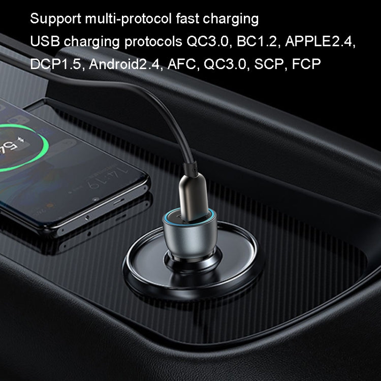 易豆 Y49 汽車USB3.0快充 30W半透明PD快充