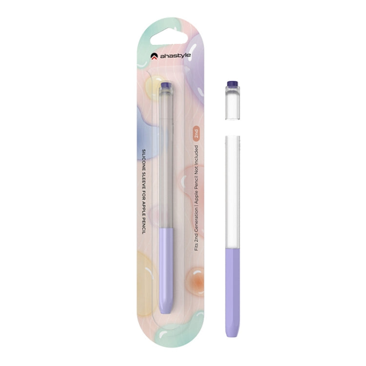 適用於Apple Pencil 2 AhaStyle PT-LC05 果凍款半透明硅膠保護筆套