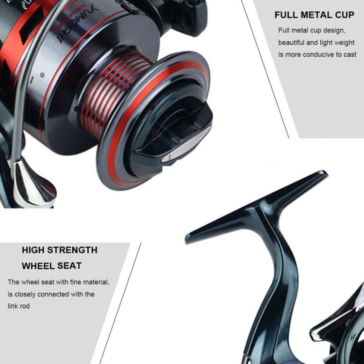 全金屬搖臂漁輪 金屬頭漁線紡車輪