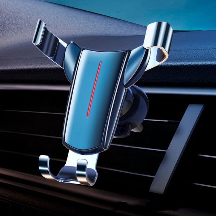 出風口三角重力感應車載手機支架