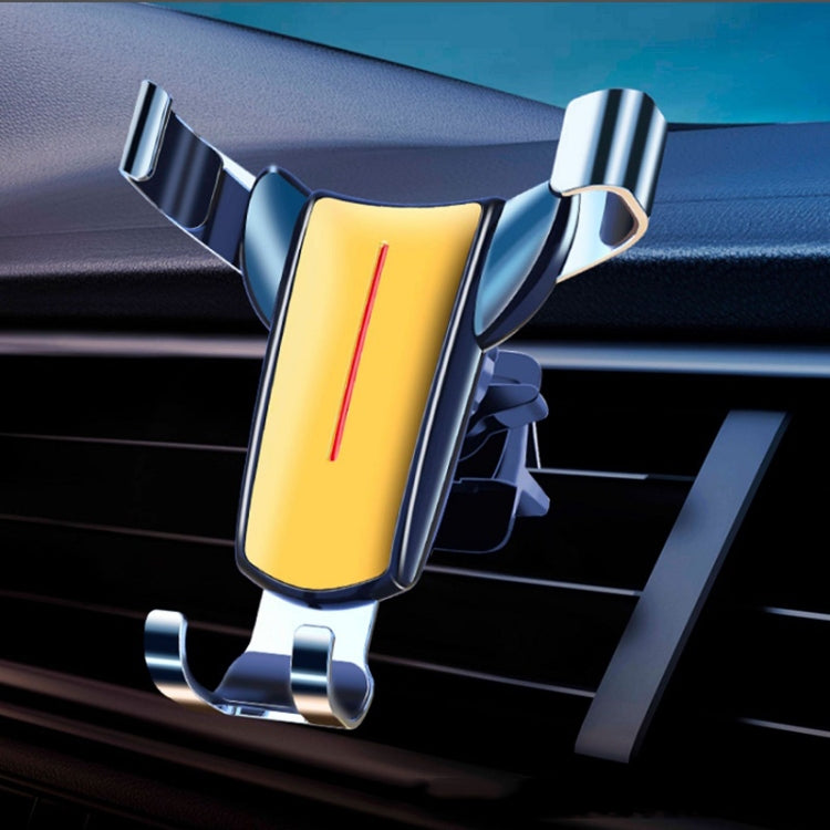 出風口三角重力感應車載手機支架